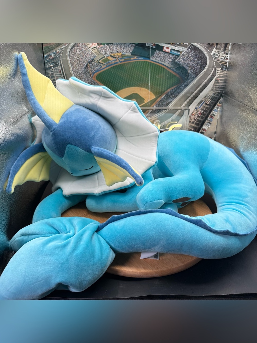 Pokémon Sleeping Vaporeon Plush 18” Jazwares Eeveelution
